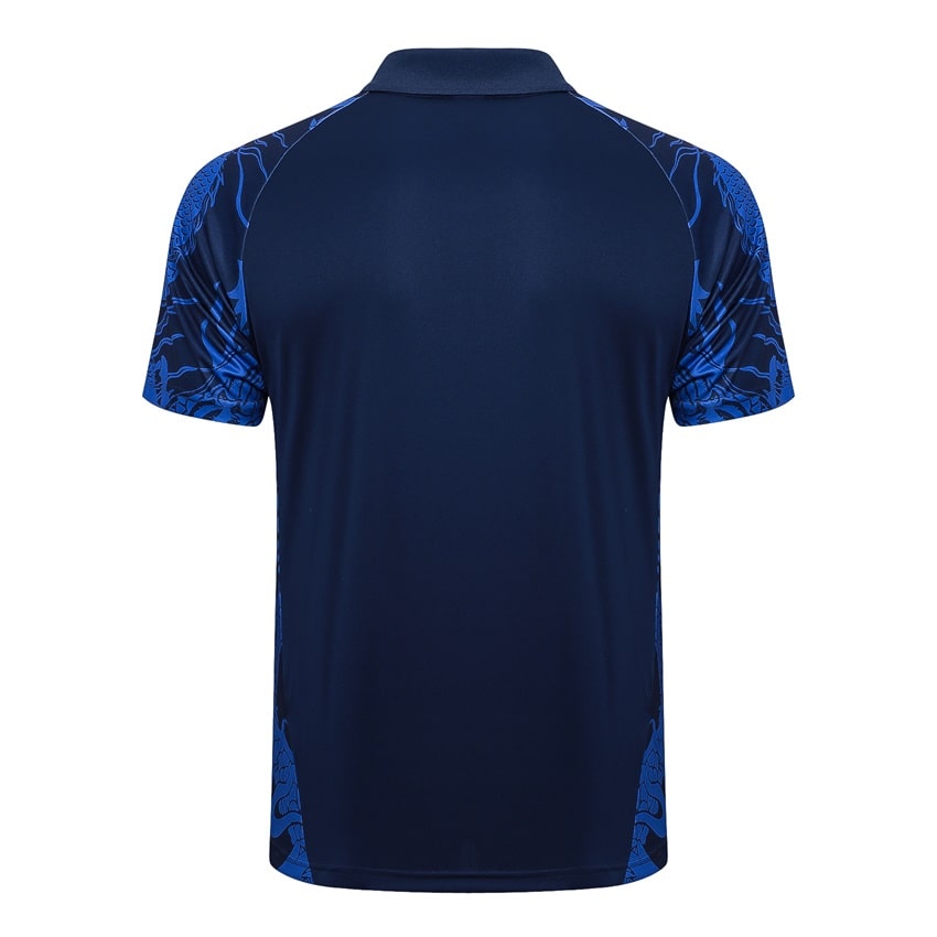 Survetement Real Madrid Polo 2024 2025 Bleu Motif – Image 3