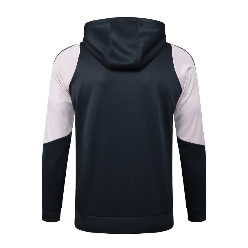 Survetement Real Madrid Sweat 2024 2025 Noir Blanc – Image 3