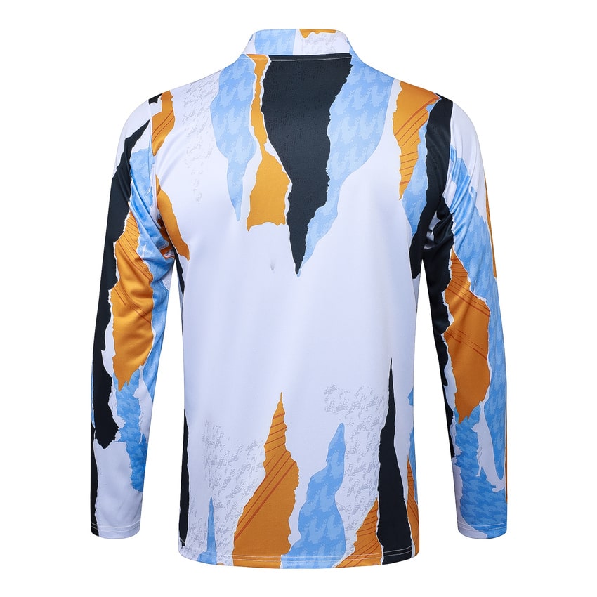 Survetement Real Madrid Training 2024 2025 Blanc Tache – Image 3