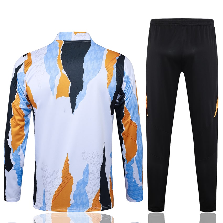 Survetement Real Madrid Training 2024 2025 Blanc Tache – Image 4