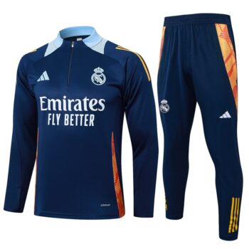 Survetement Real Madrid Training 2024 2025 Bleu Sombre