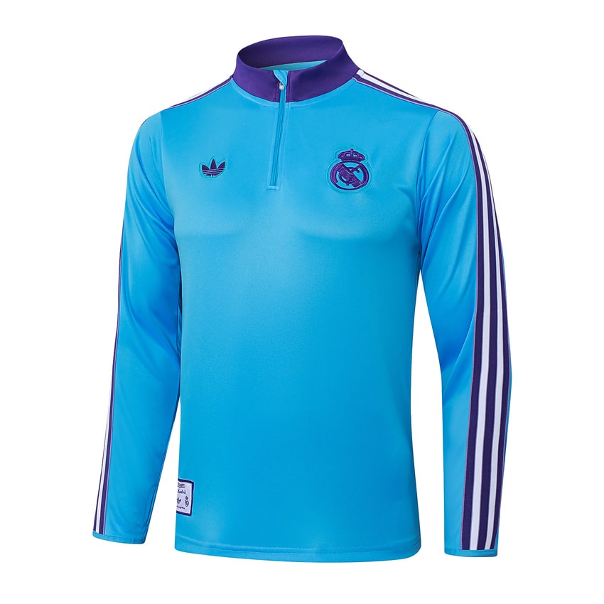 Survetement Real Madrid Training 2025 2026 Bleu Ciel – Image 2