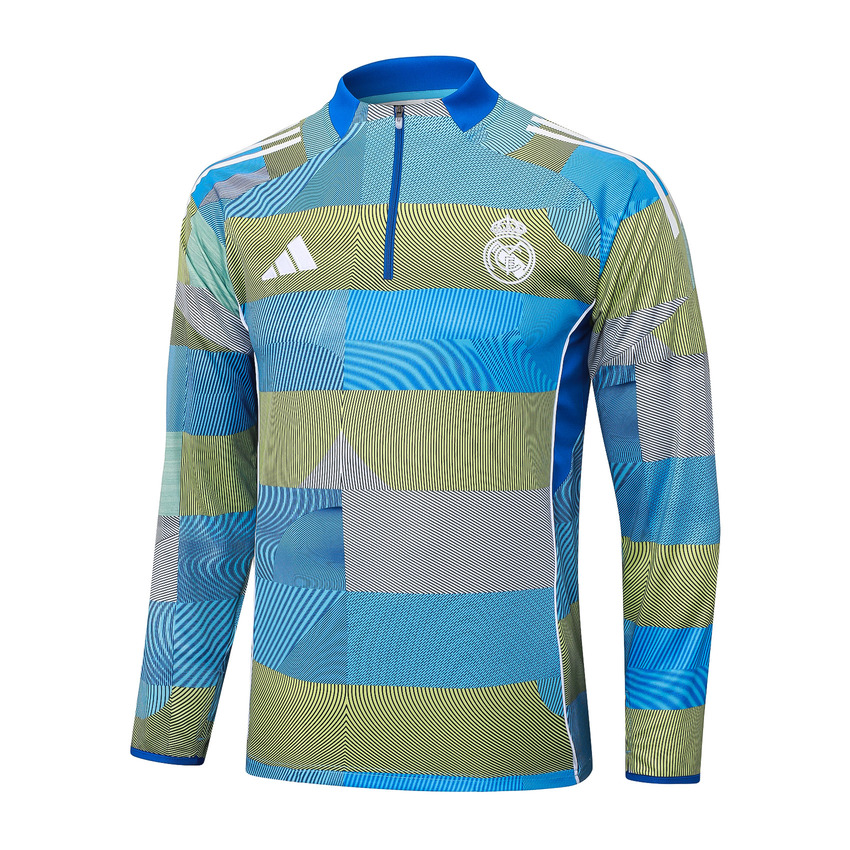 Survetement Real Madrid Training 2025 2026 Bleu Vert – Image 2