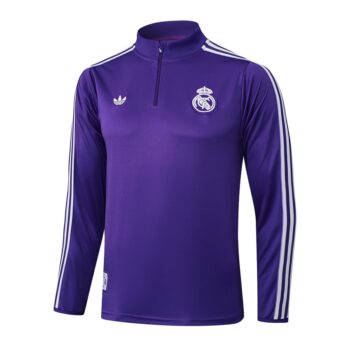 Alternative view of Survetement Real Madrid Training 2025 2026 Violet