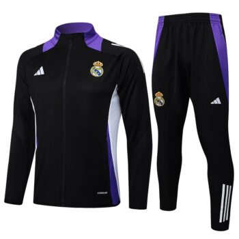 Survetement Real Madrid Veste 2024 2025 Noir Violet