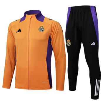 Survetement Real Madrid Veste 2024 2025 Orange