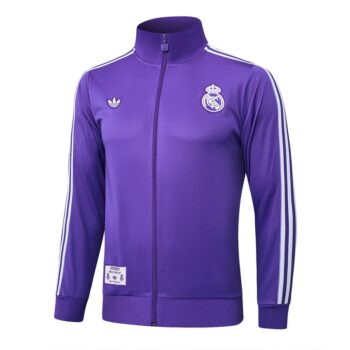 Alternative view of Survetement Real Madrid Veste 2024 2025 Violet