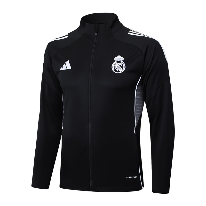 Survetement Real Madrid Veste 2025 2026 Noir Sombre – Image 2